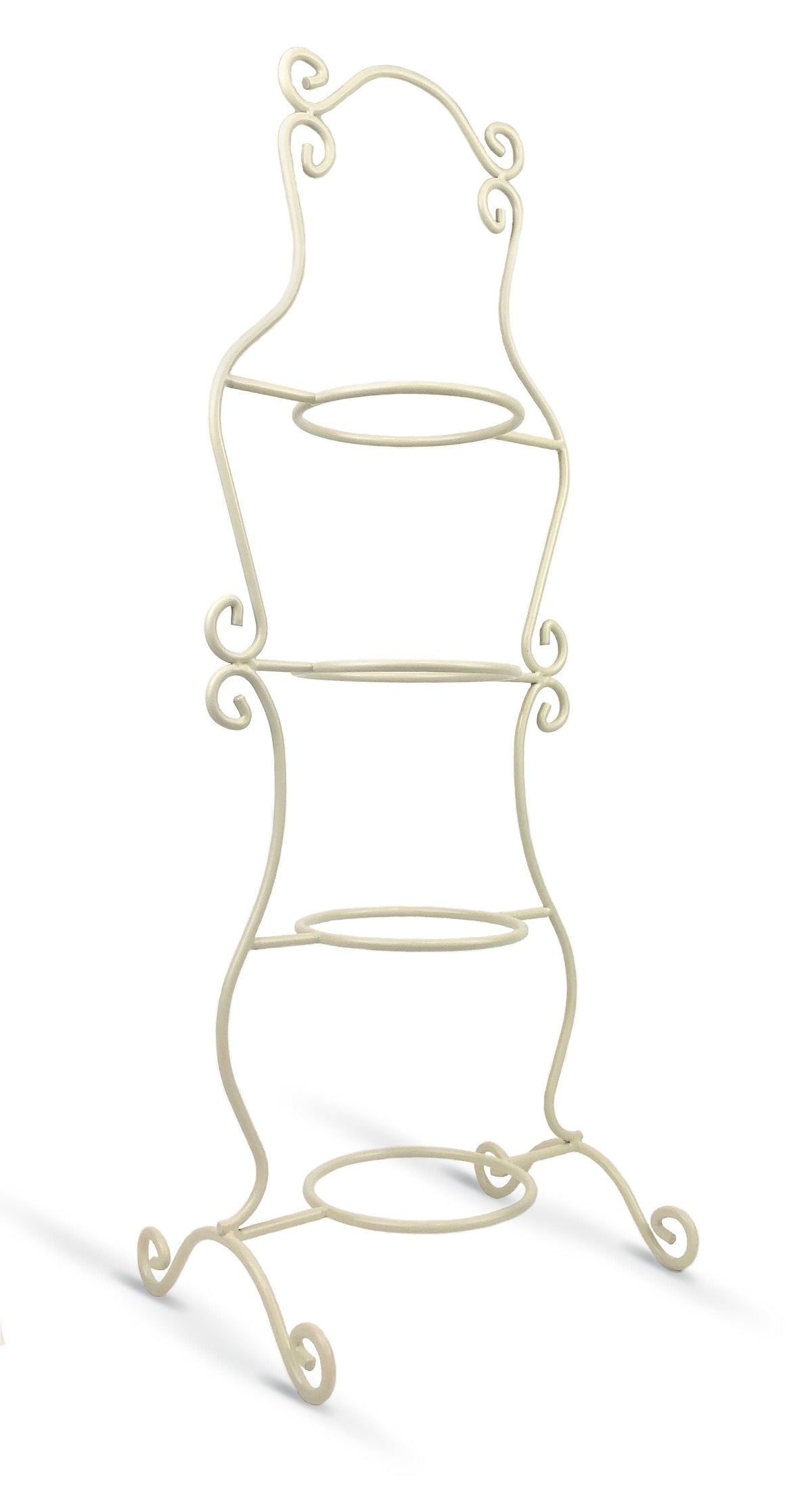 Four-Tier Metal Teacup Display Stand