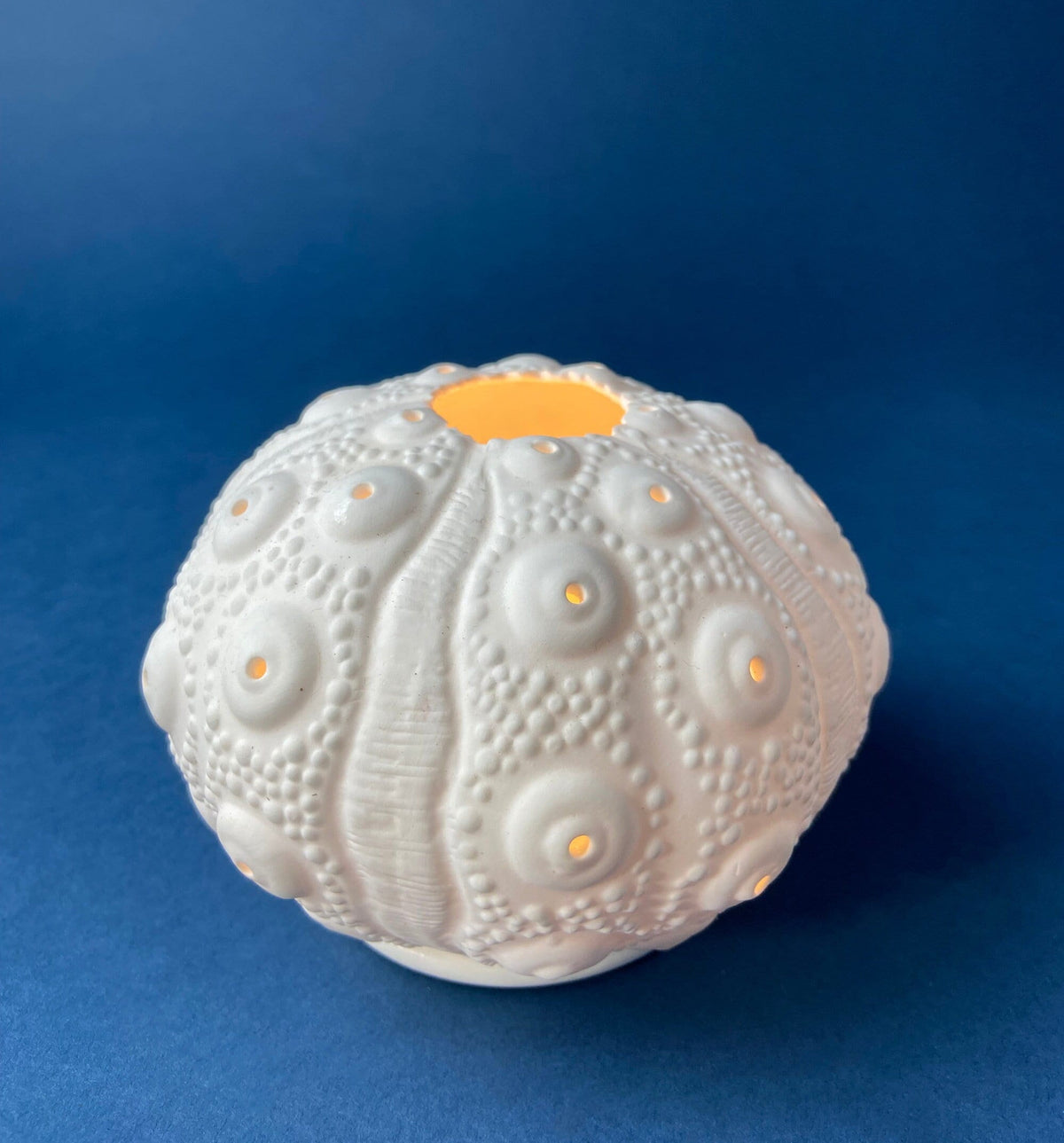 White Porcelain Spherical Bud Vases, Set of 3