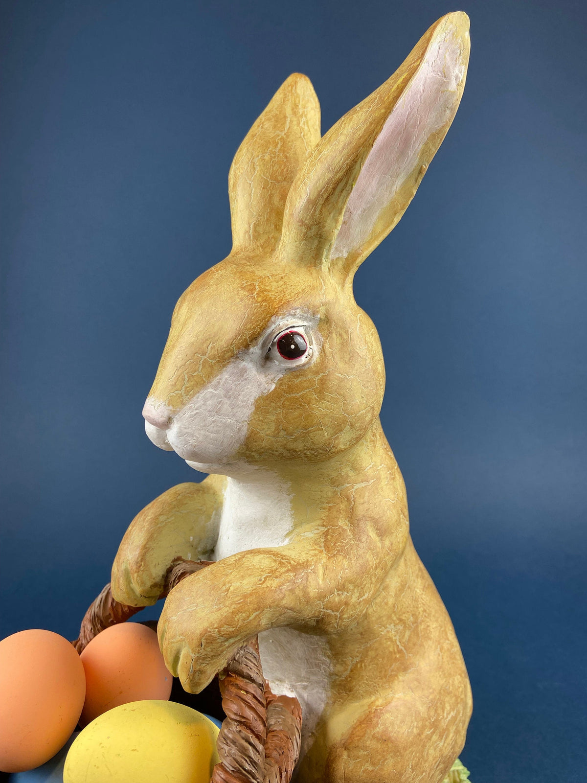 Rustic Crackle-Painted Bunny