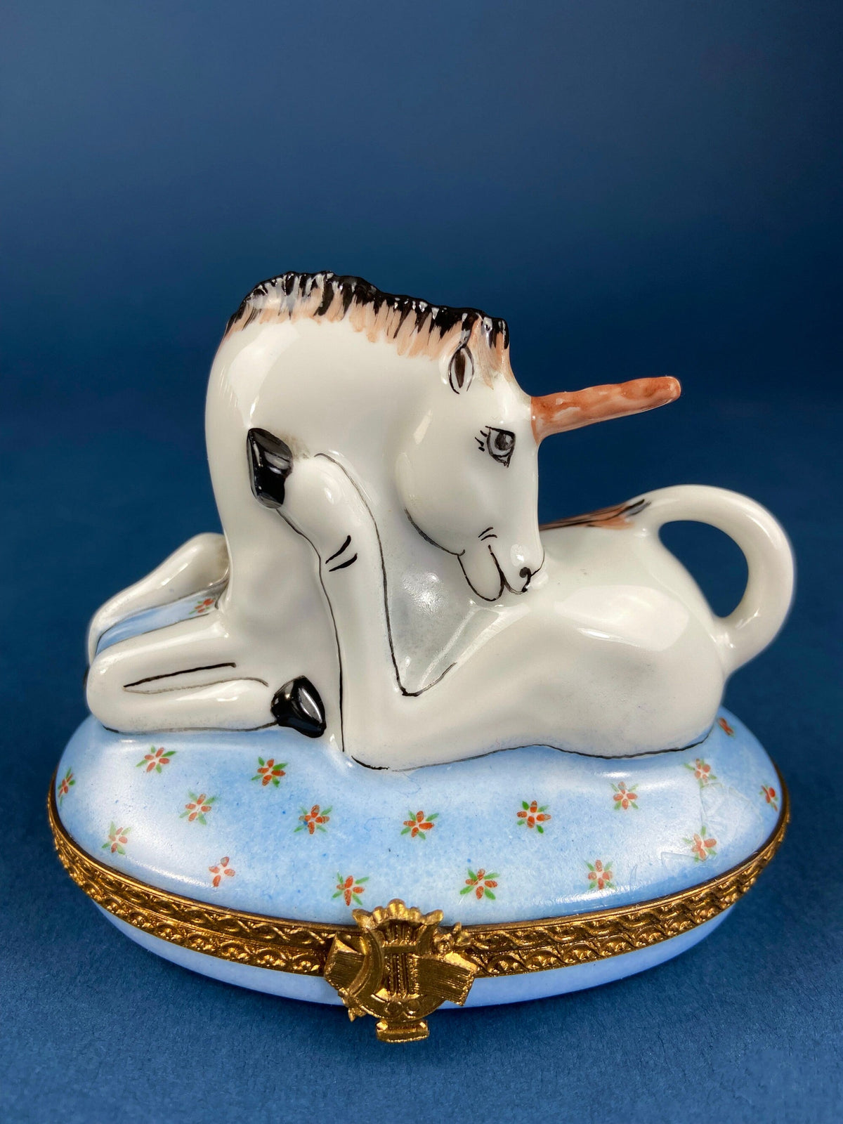 Limoges Tea Time Trinket Box