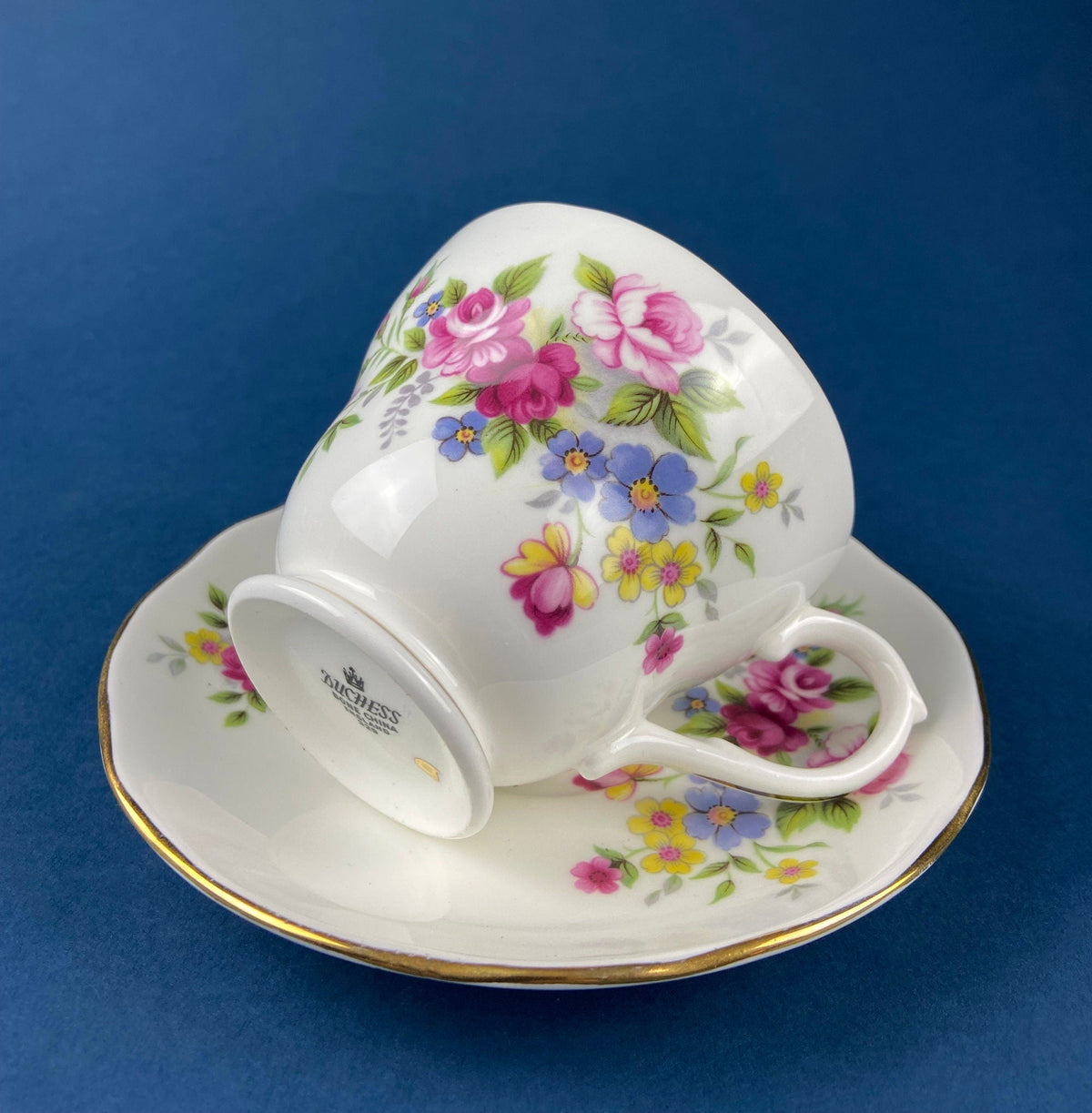 Duchess Floral Bone China Cup and Saucer