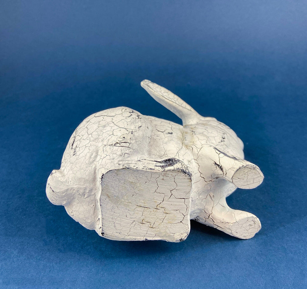 Rustic Crackle-Painted Bunny