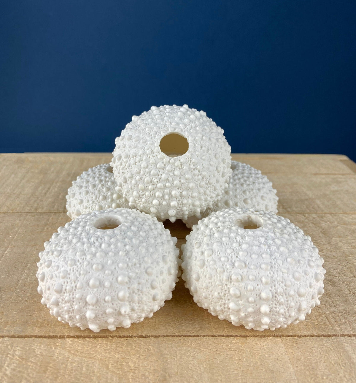 Milk Glass Sea Urchin Creamer & Sugar