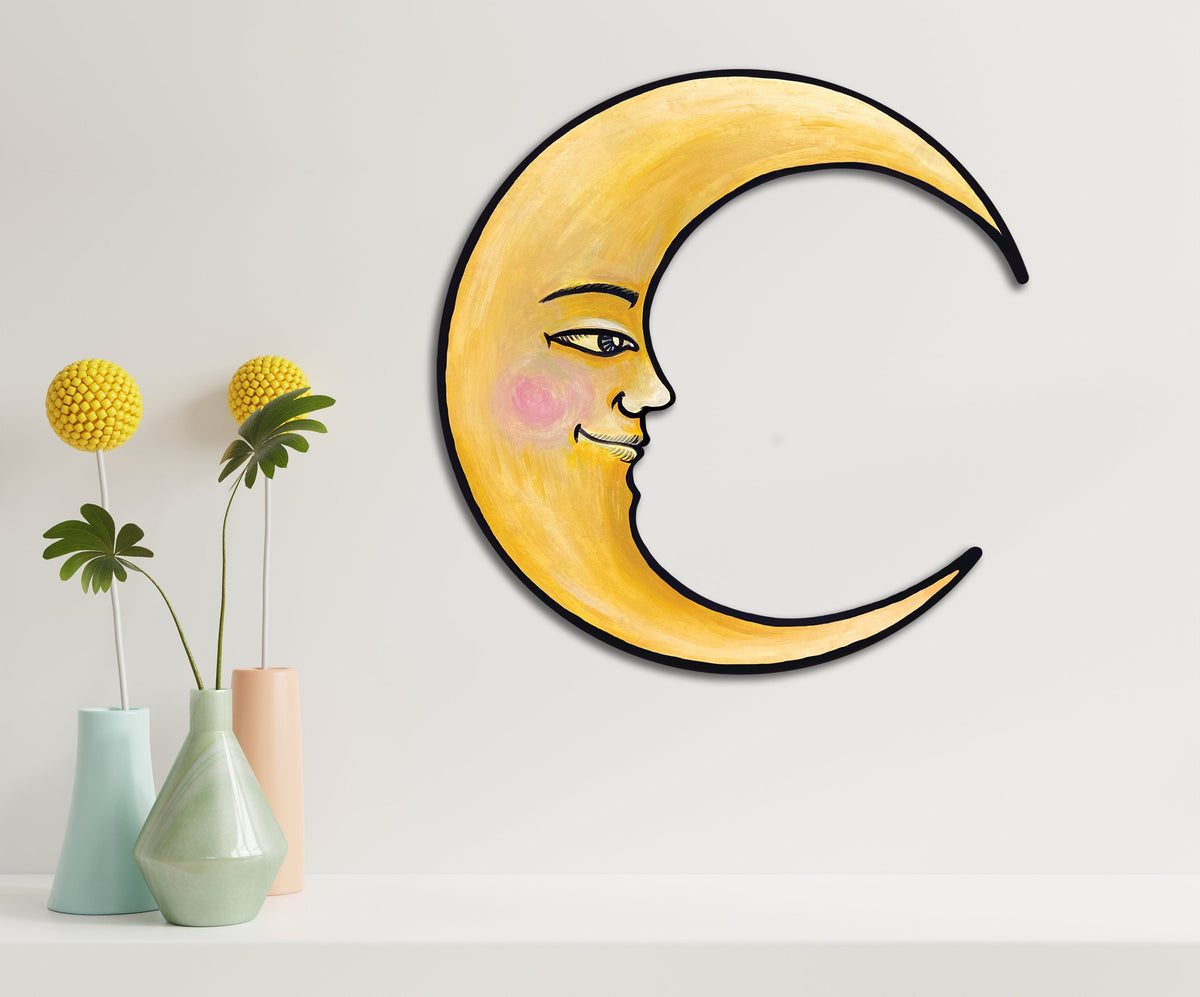 Smiling Sun Wall Art, 20"