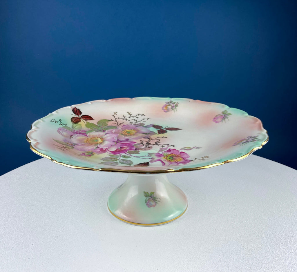 Bone China Insects & Flowers Pitcher Vase