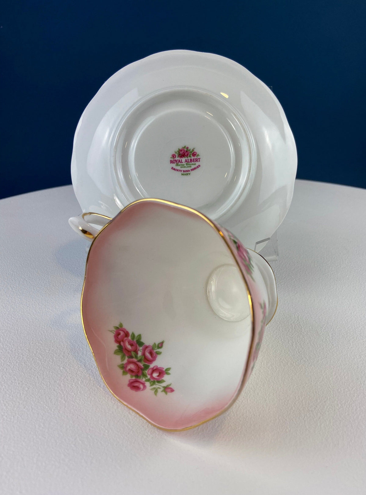 Royal Albert Dainty Dina Mary Cup and Saucer