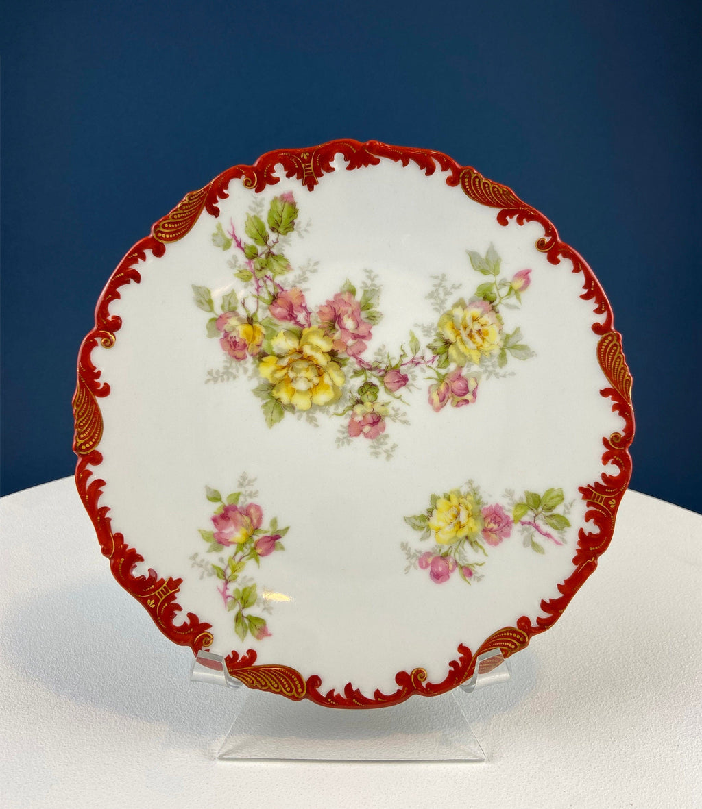 Haviland Limoges Wild Roses Oval Platter