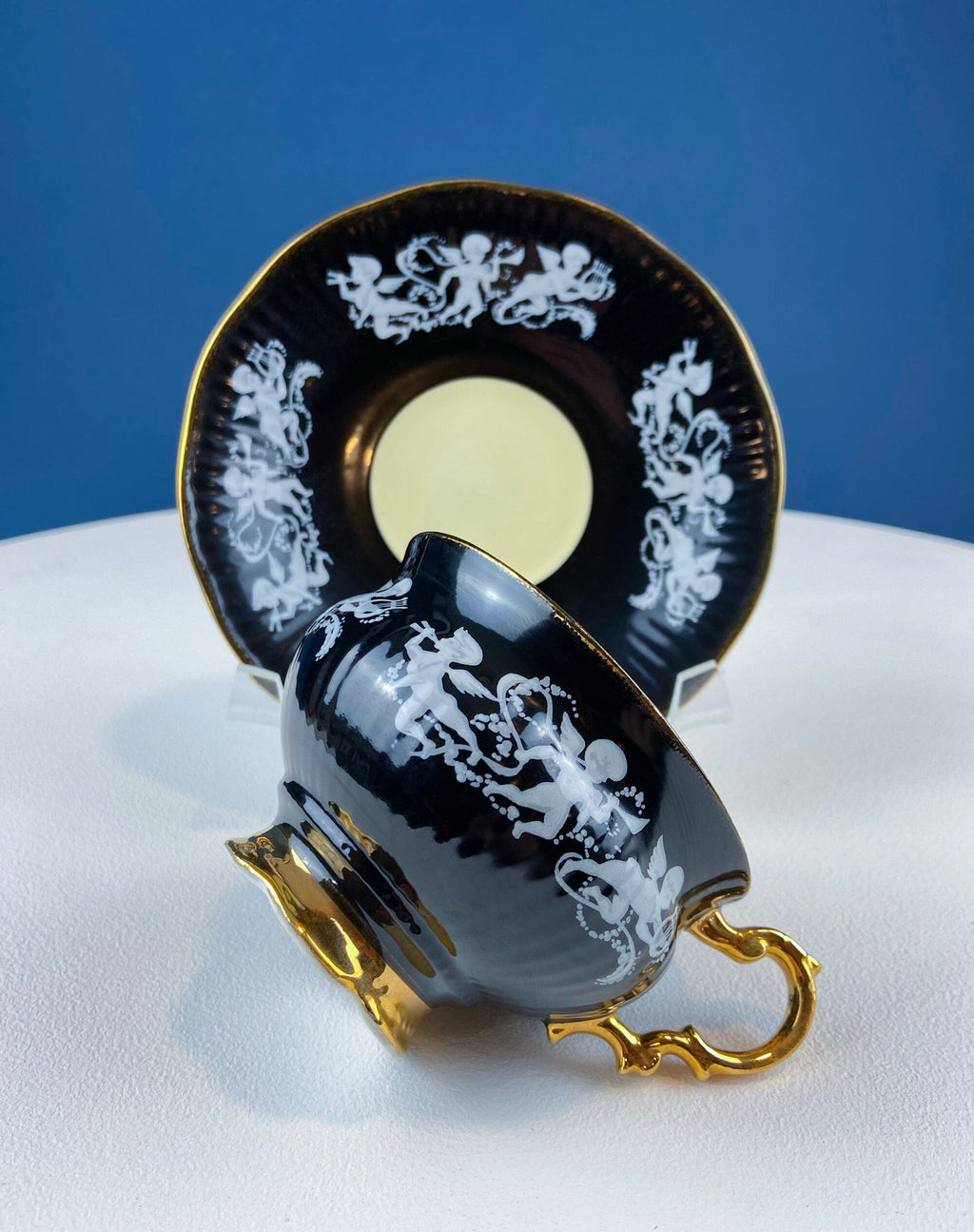 Elizabethan Bone China Cupids Cup and Saucer