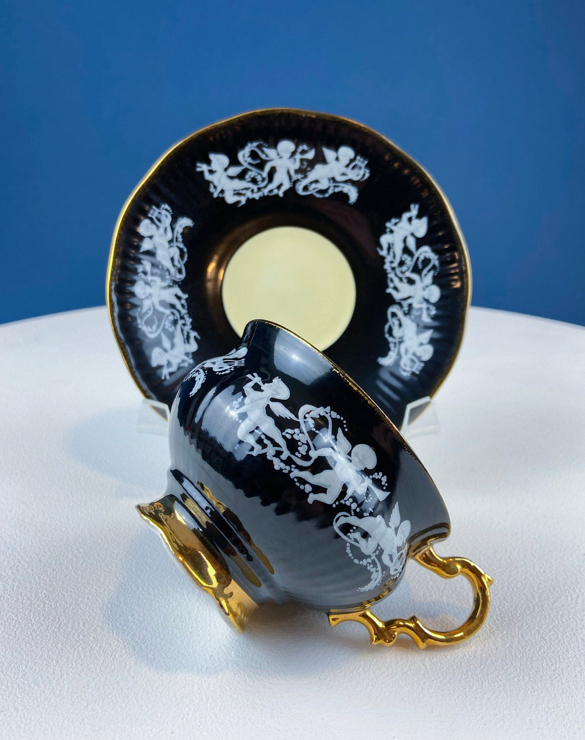 Elizabethan Bone China Cupids Cup and Saucer