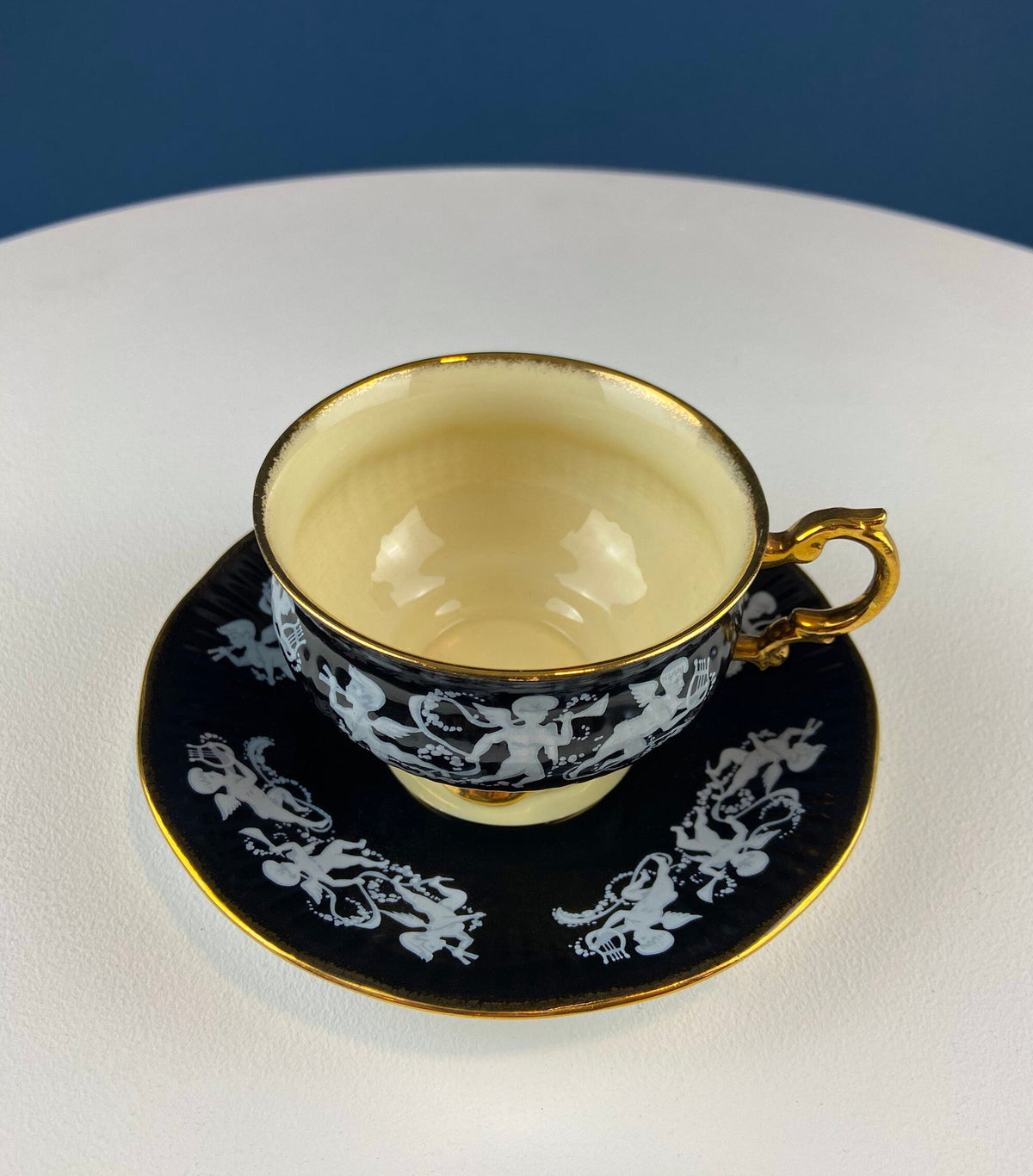 Elizabethan Bone China Cupids Cup and Saucer