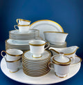 Sango Spun Gold Wedding Band China Set