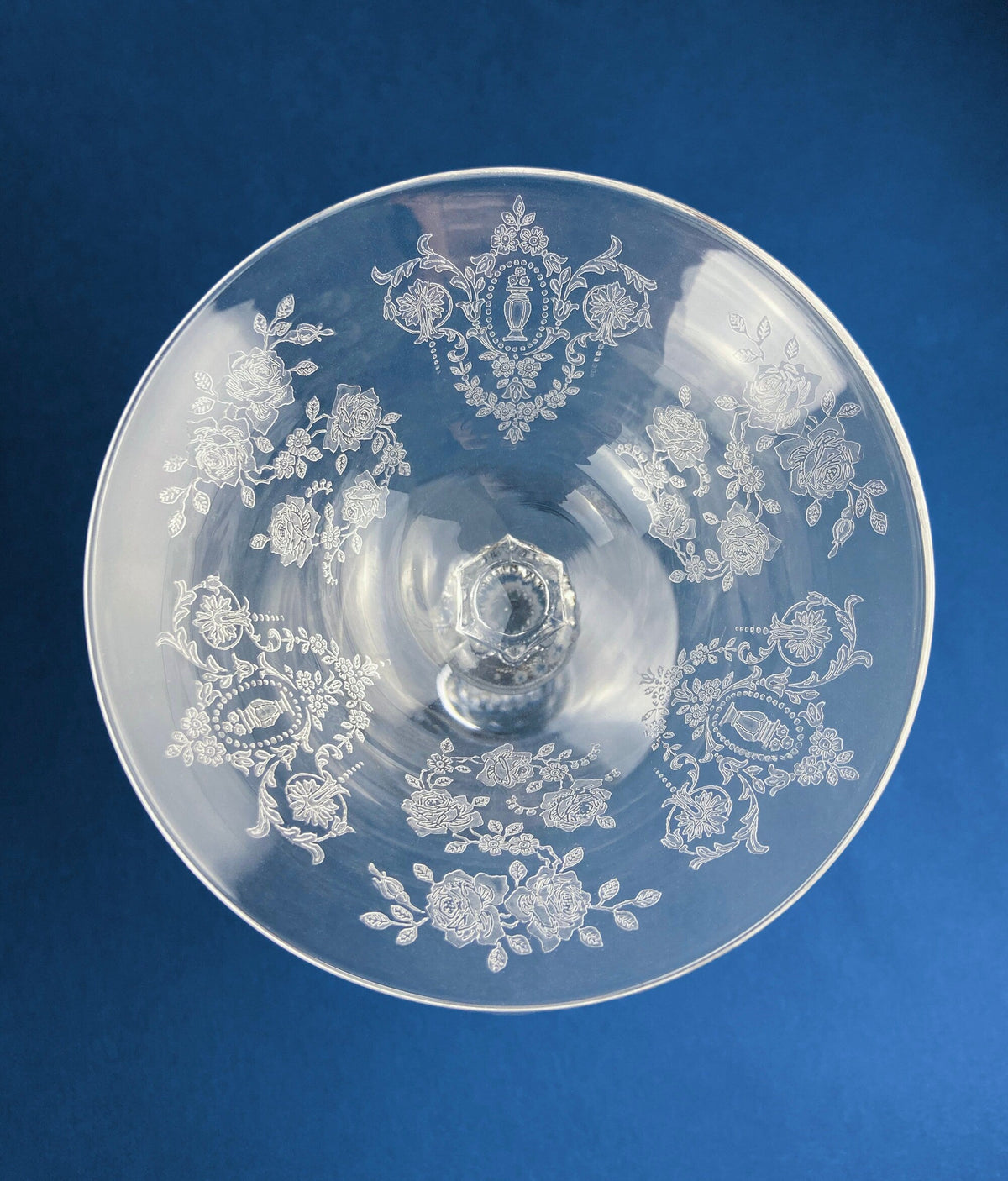 Tiffin Franciscan Cherokee Rose Cocktail Glasses, Set of 6