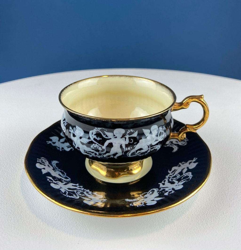 Elizabethan Bone China Cupids Cup and Saucer