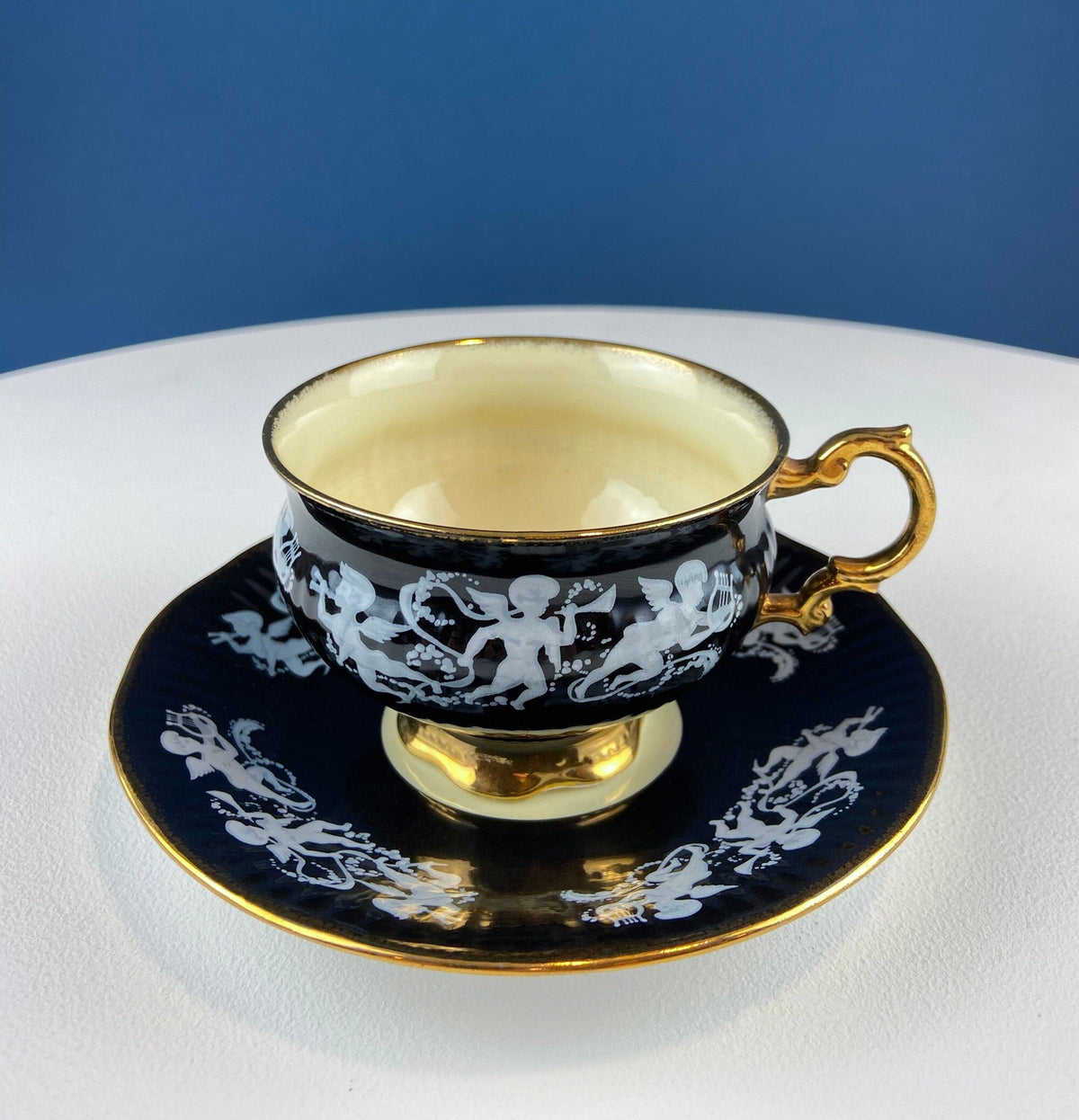 Elizabethan Bone China Cupids Cup and Saucer