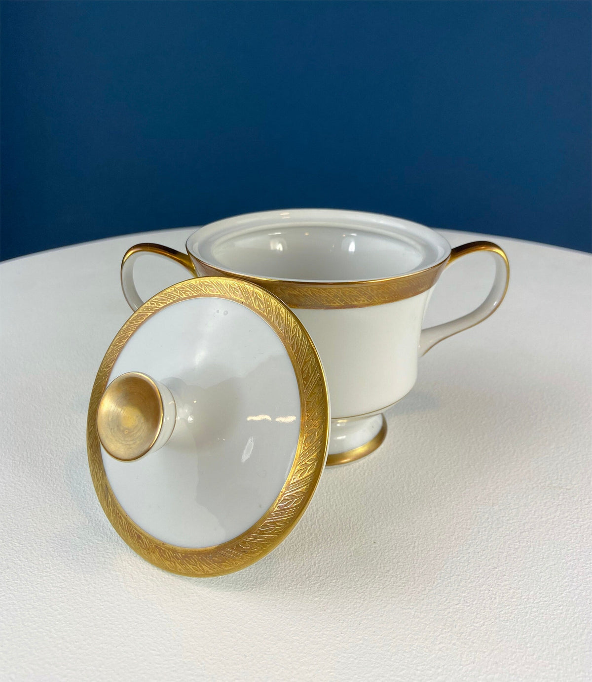 Sango Spun Gold Wedding Band China Set