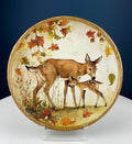 Deer Mom and Fawn Plate