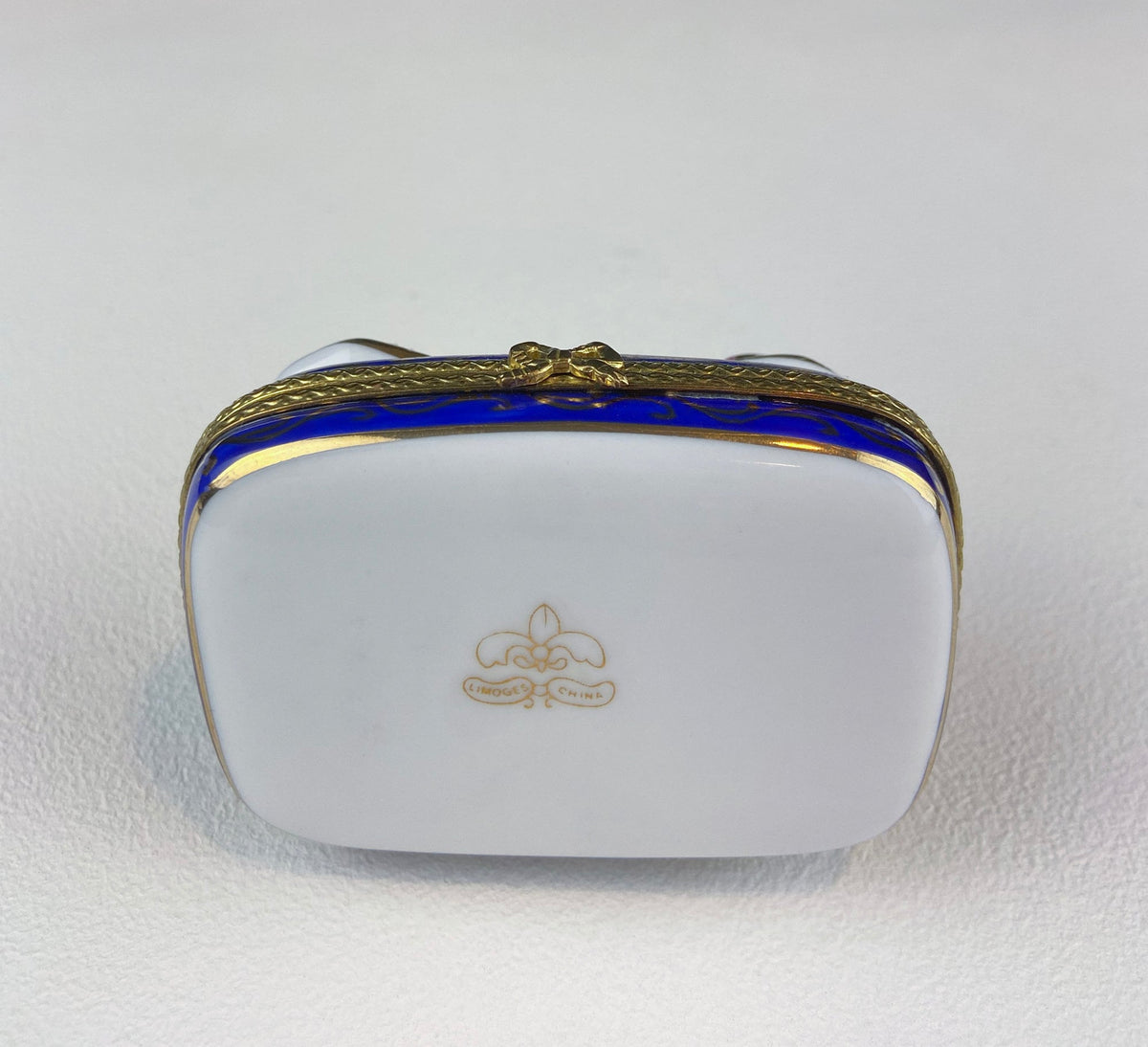 Limoges Tea Time Trinket Box