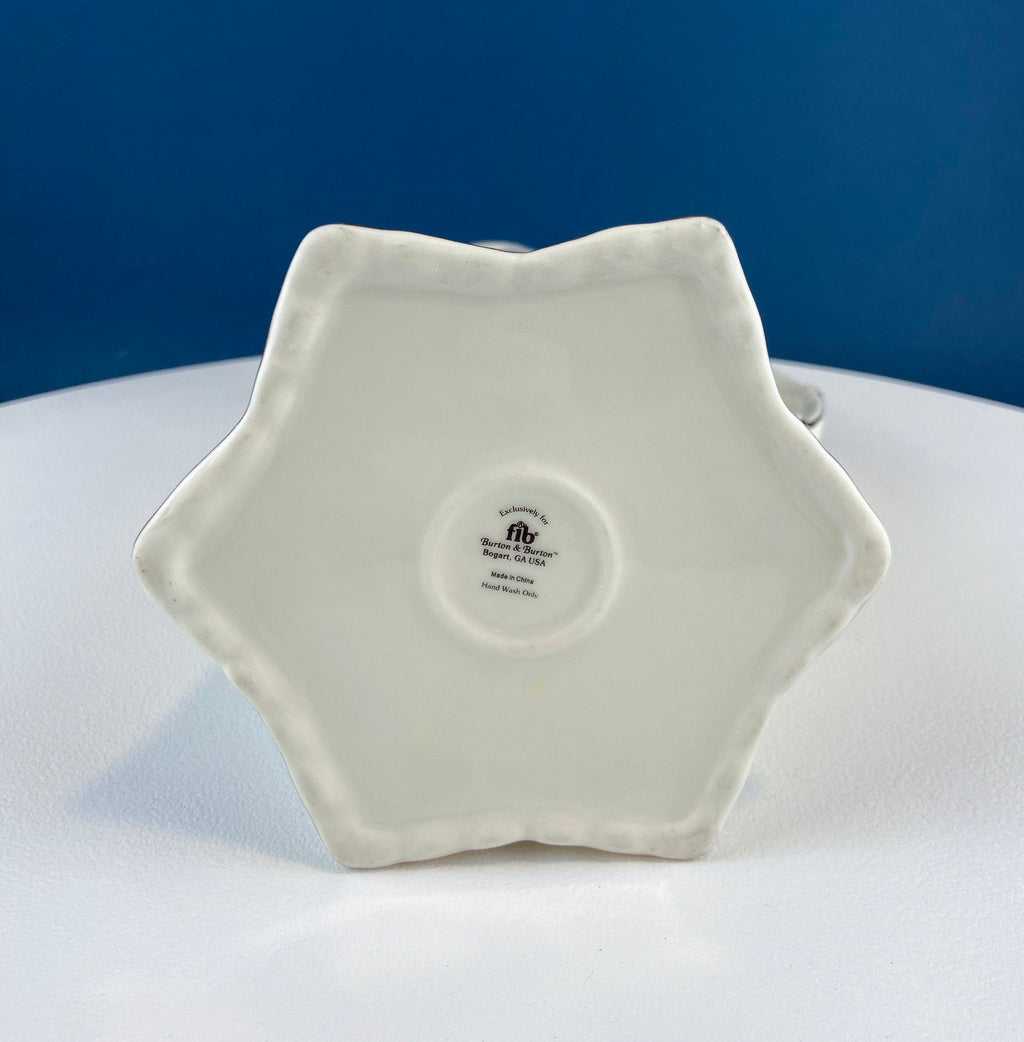 Bone China Insects & Flowers Pitcher Vase