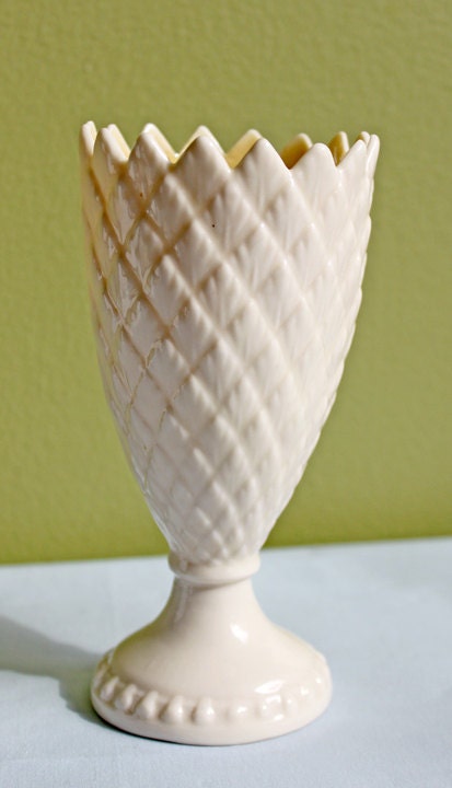 Belleek Shamrock Porcelain Vase, Ireland
