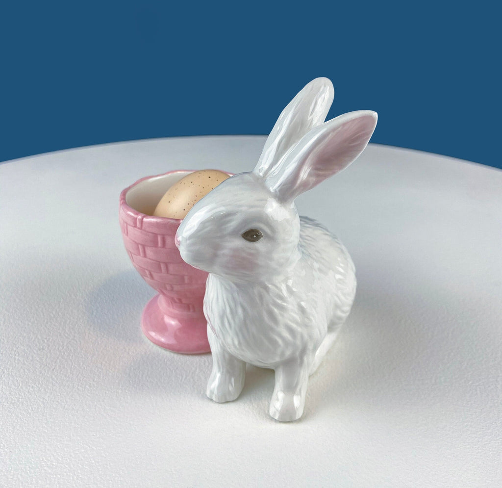 Hallmark Boy & Girl Bunny Egg Cups, Pair