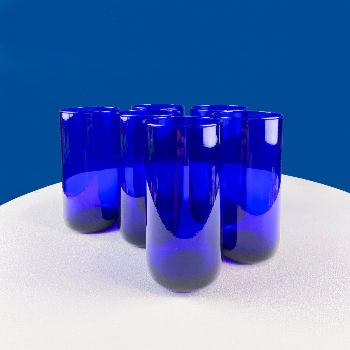 Footed Juice Tumblers, Set of 6