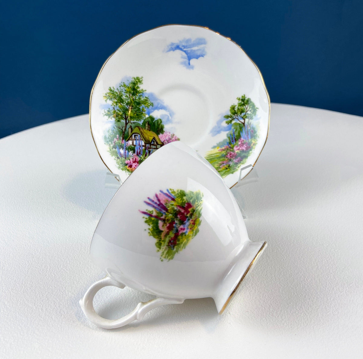 Royal Vale English Cottage Cup and Saucer