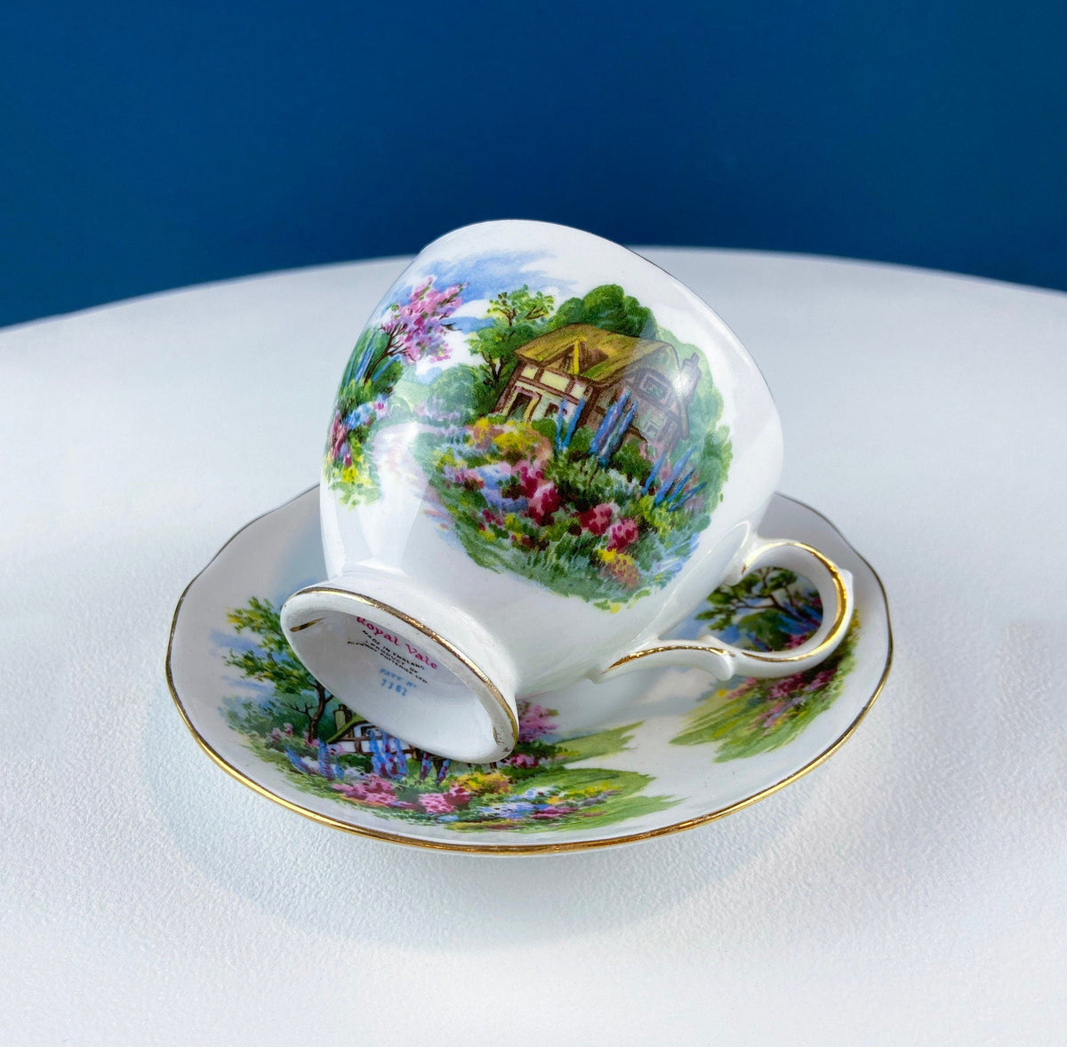 Royal Vale English Cottage Cup and Saucer