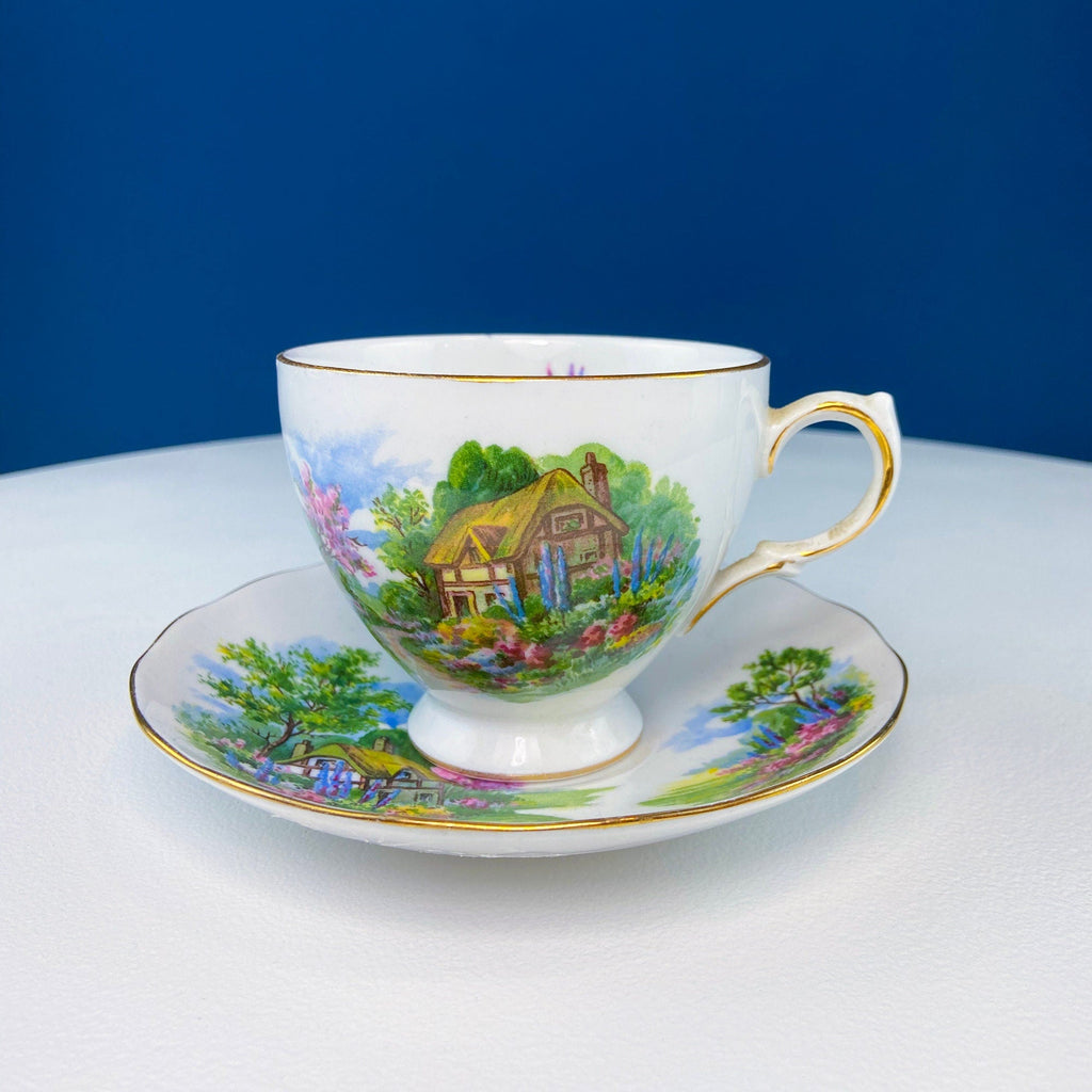 Royal Vale English Cottage Cup and Saucer