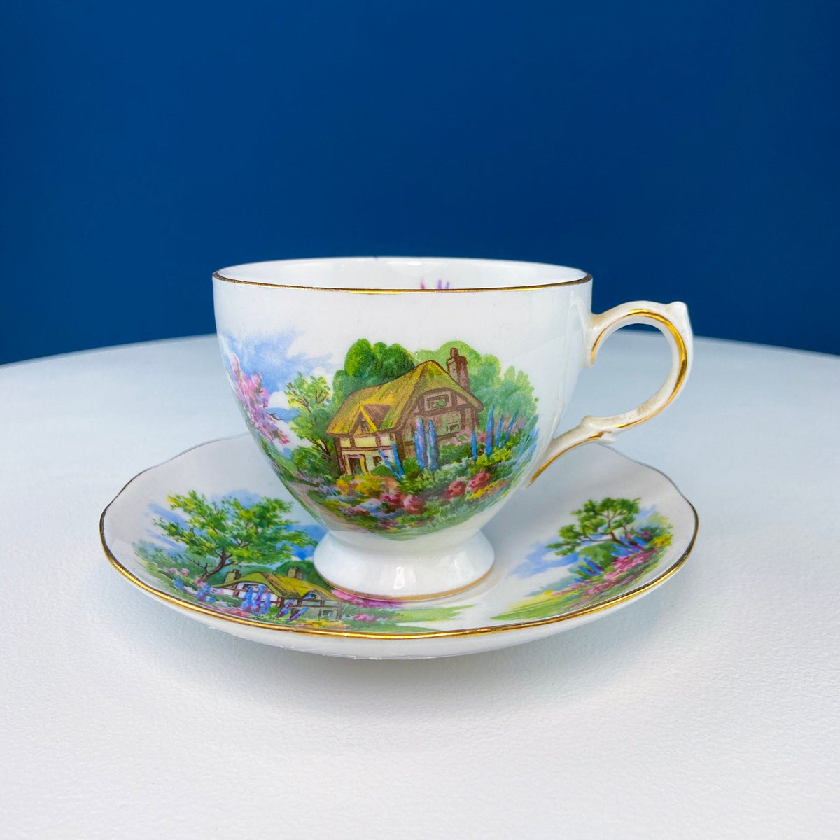 Royal Vale English Cottage Cup and Saucer