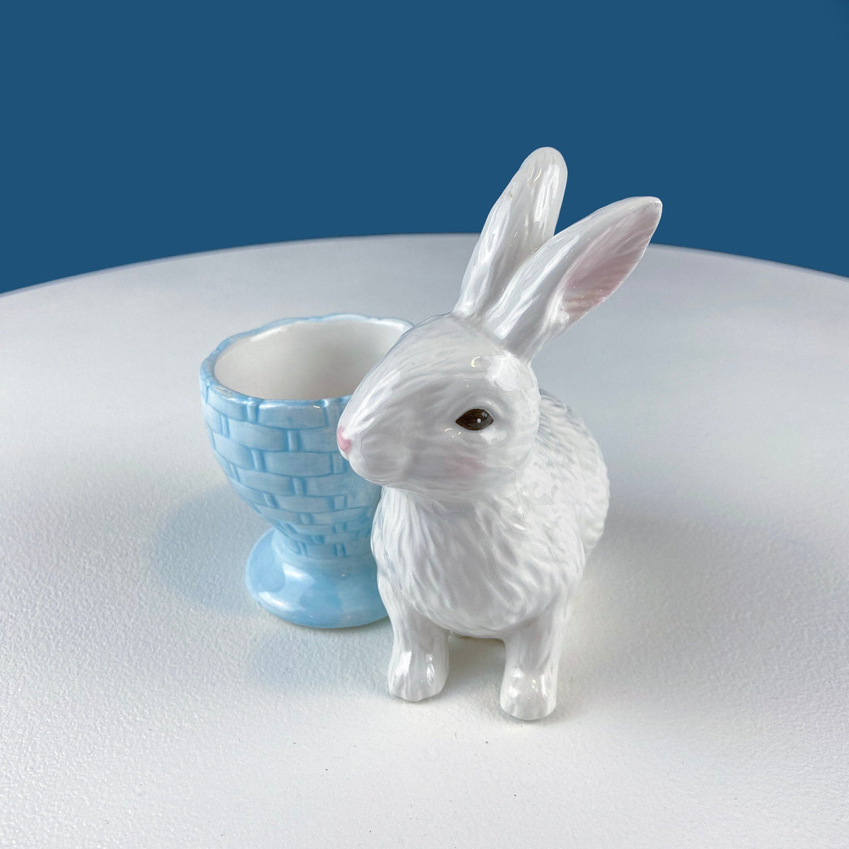 Hallmark Boy & Girl Bunny Egg Cups, Pair
