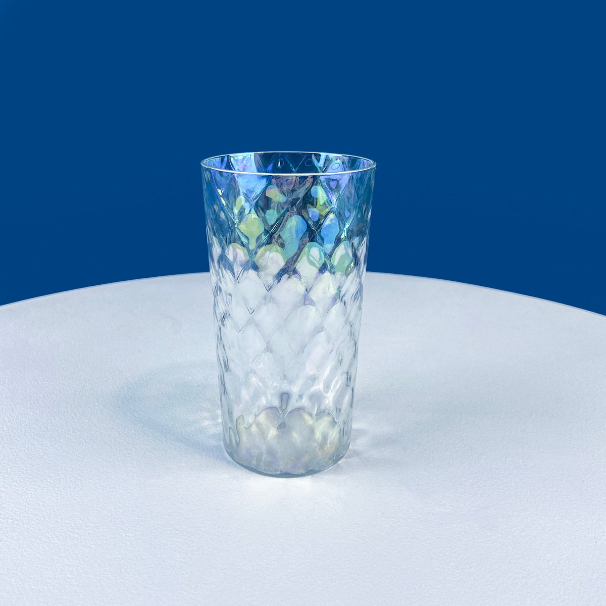 Iridescent Scale-Texture Tumblers, Set of 10
