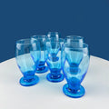 Footed Juice Tumblers, Set of 6