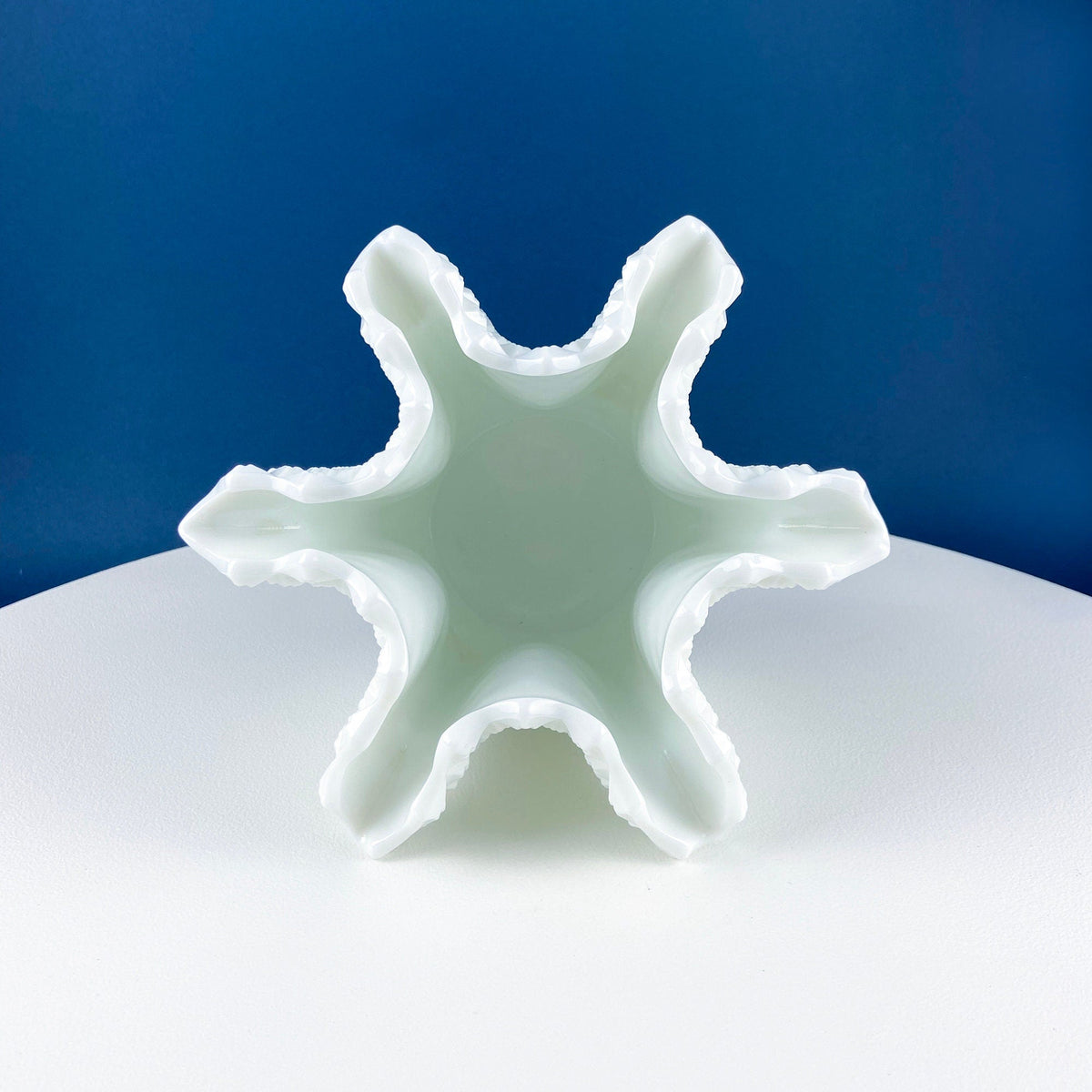 Westmoreland English Hobnail Milk Glass Ivy Vase