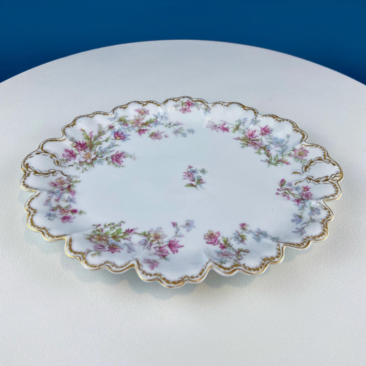 Haviland Limoges Wild Roses Oval Platter