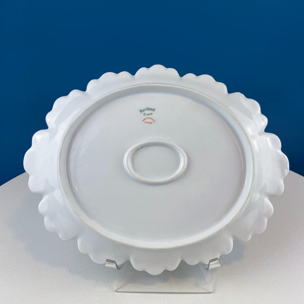 Haviland Limoges Wild Roses Oval Platter