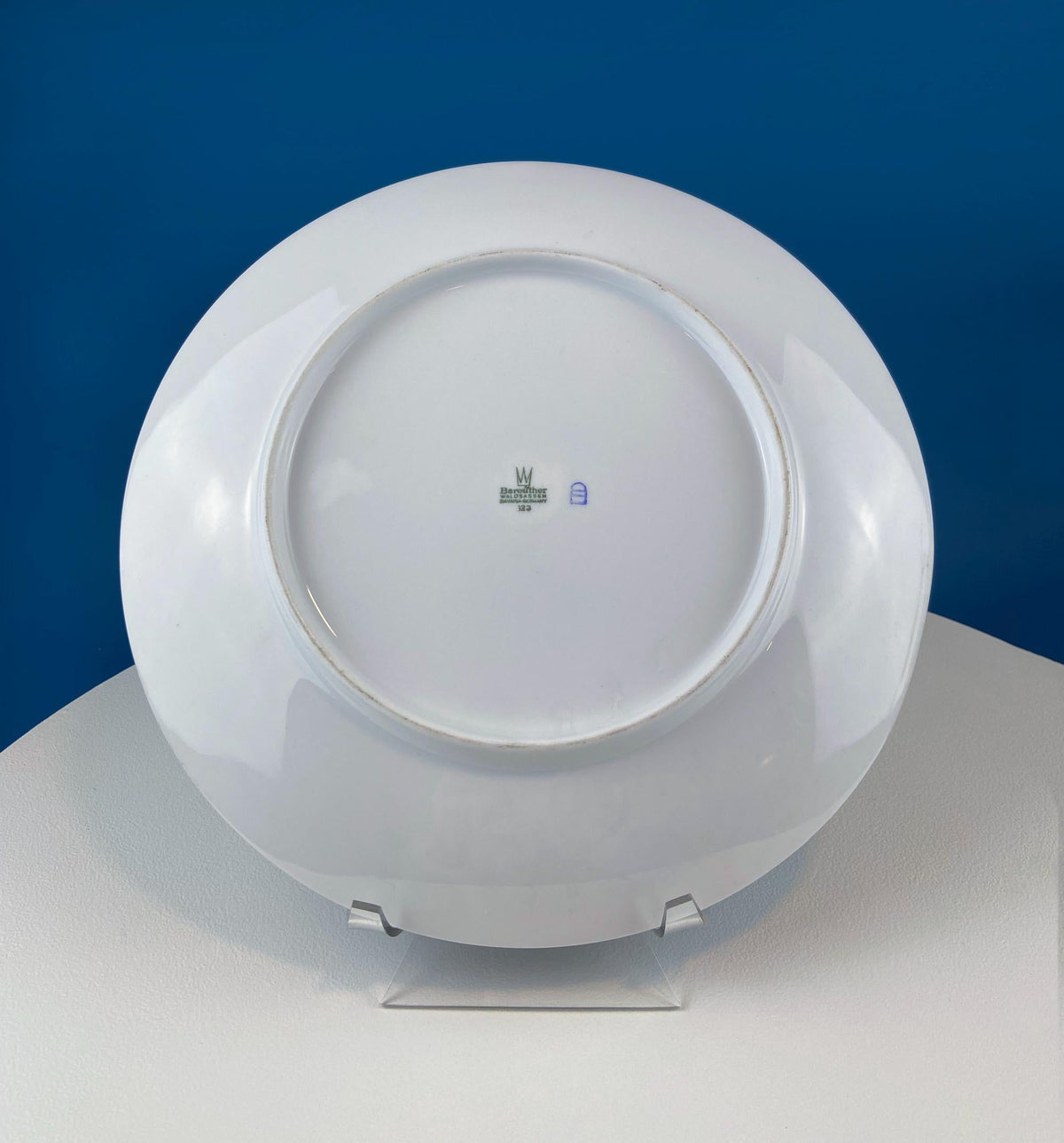 Bavarian Cobalt & Gold Turkey Platter, 12"