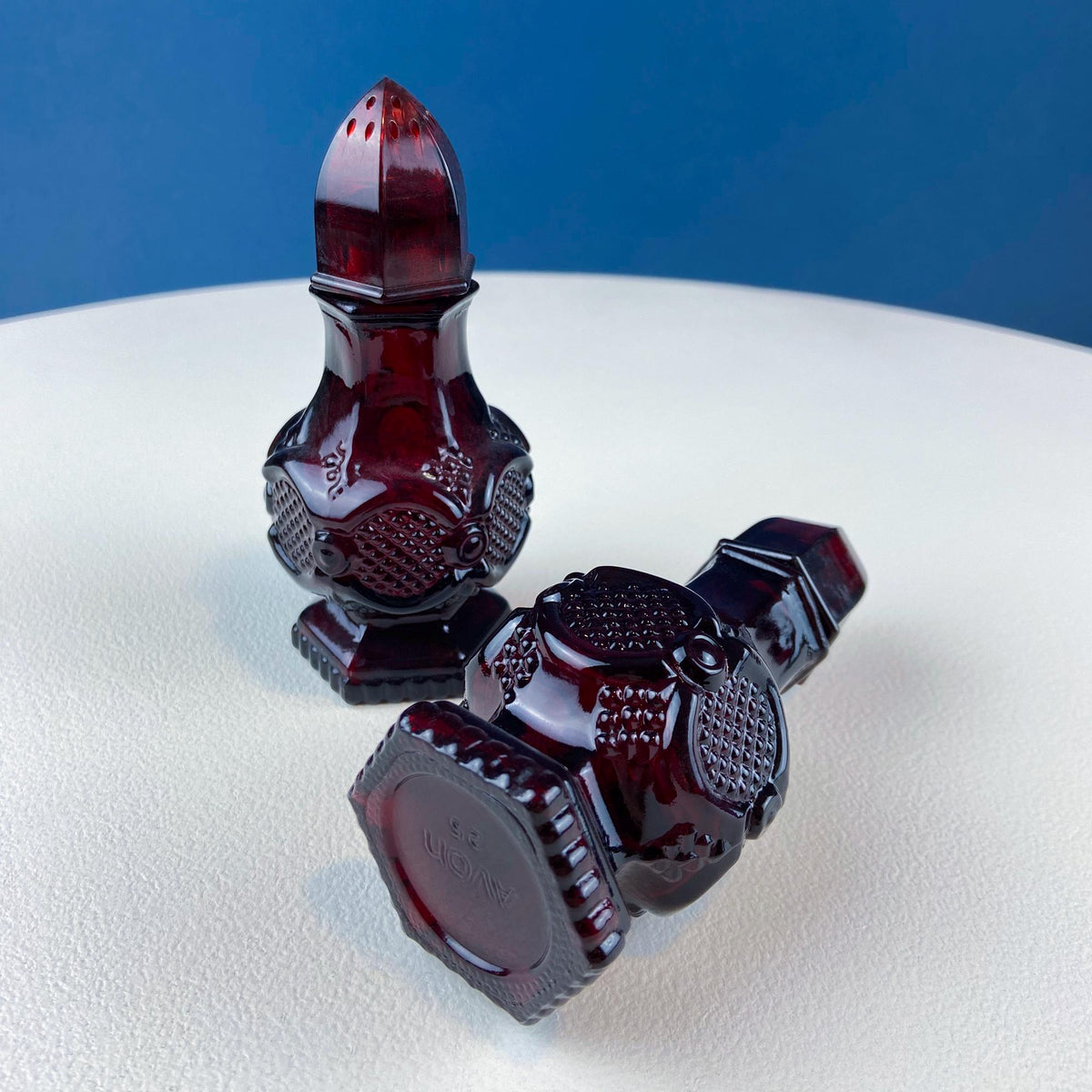 Avon Cape Cod Ruby Red Salt & Pepper Shakers