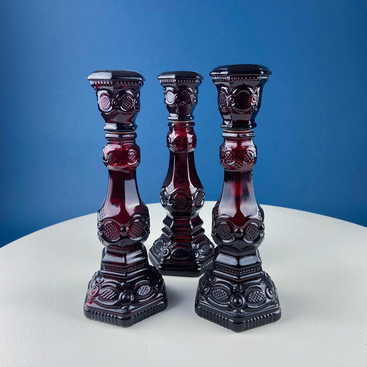 Avon Cape Cod Ruby Red Salt & Pepper Shakers