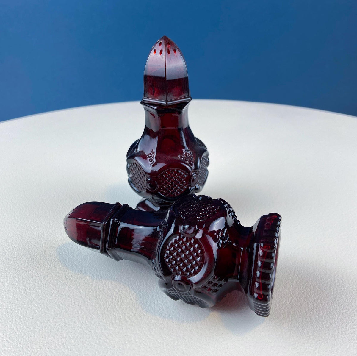 Avon Cape Cod Ruby Red Salt & Pepper Shakers