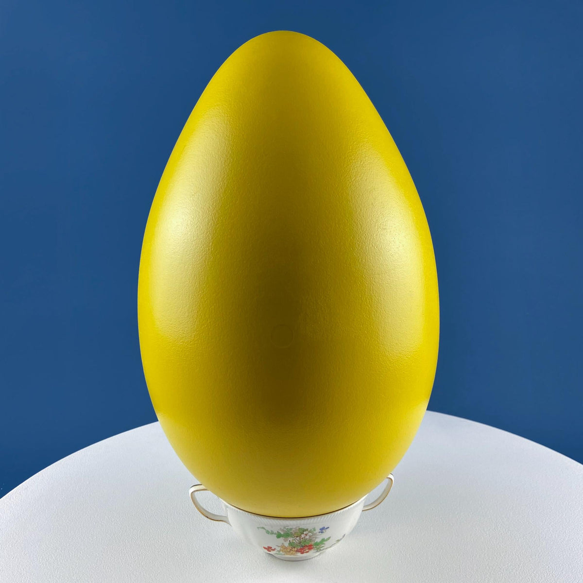 Blow Mold Oversized Easter Eggs, Pair