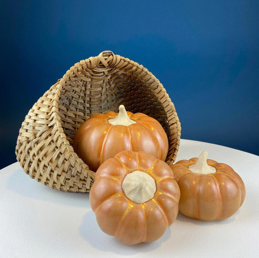Lighted Grinning Pumpkin Lantern