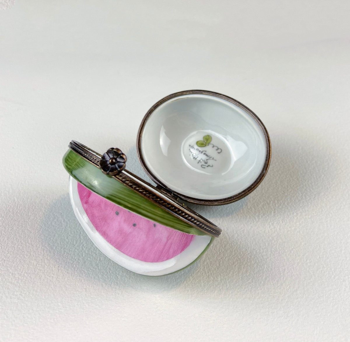 Limoges Watermelon Trinket Box
