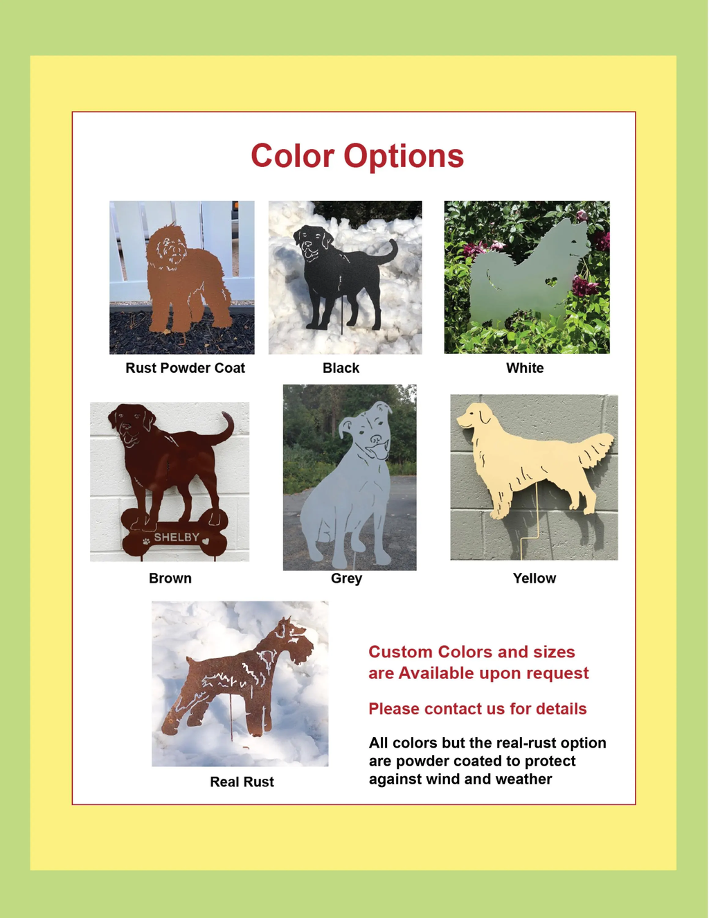 Great Dane Garden Stake or Wall Hanging (style 1)