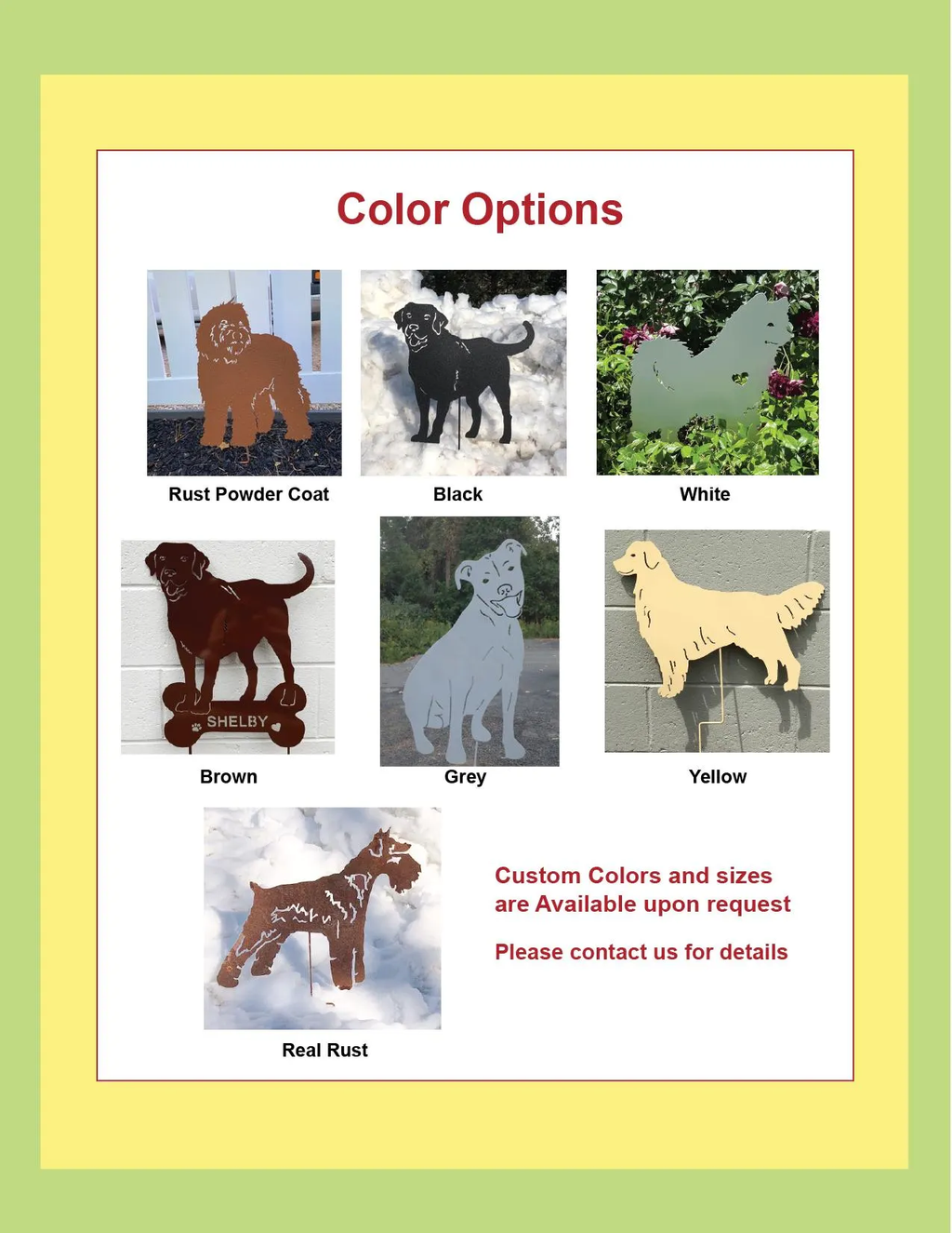 Chihuahua Garden Stake or Wall Hanging (Style 3)