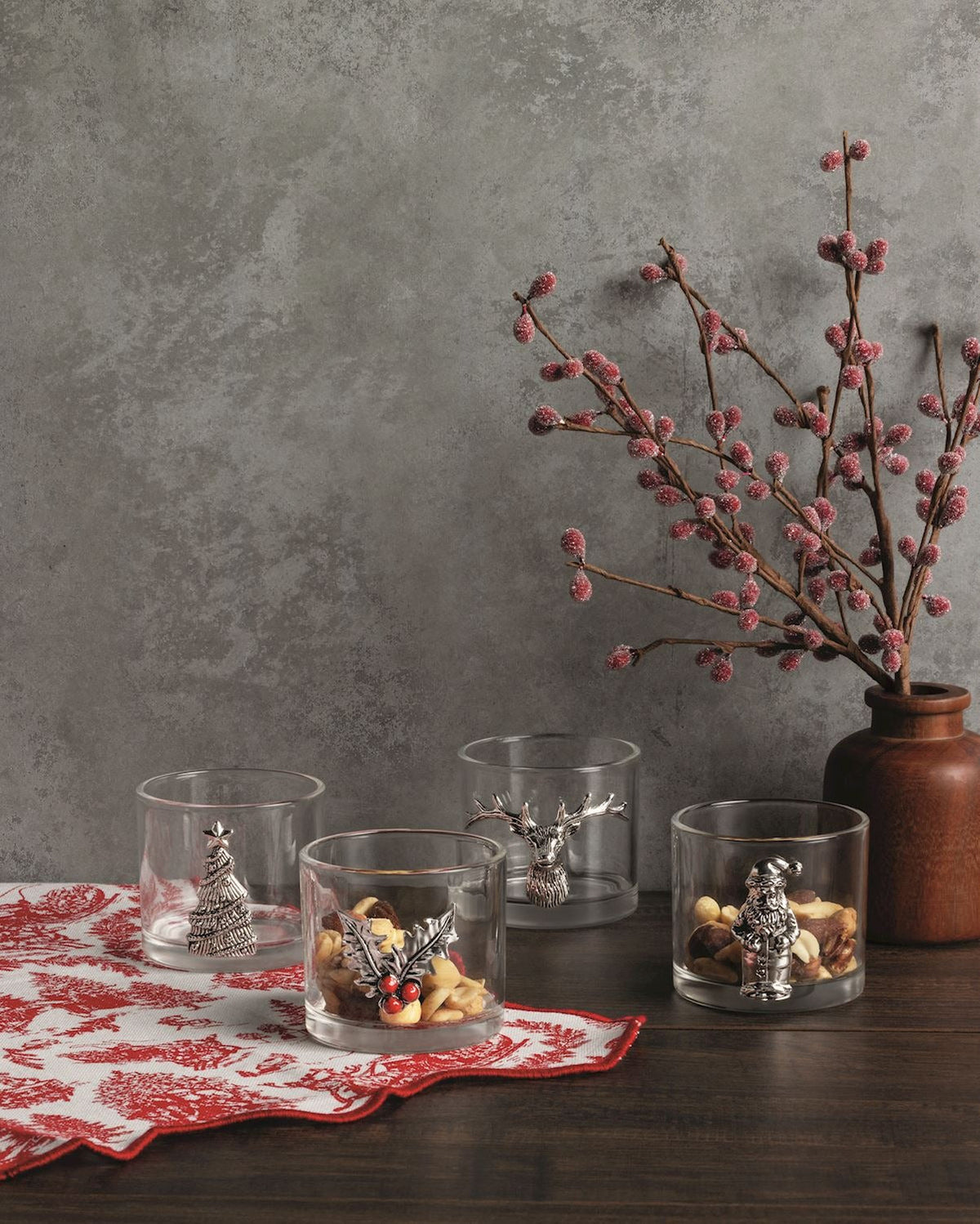 Christmas Aluminum Icon Tidbit Bowls | 4 Styles