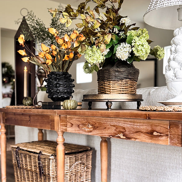 Oversized Rustic Chimney Floor Lantern