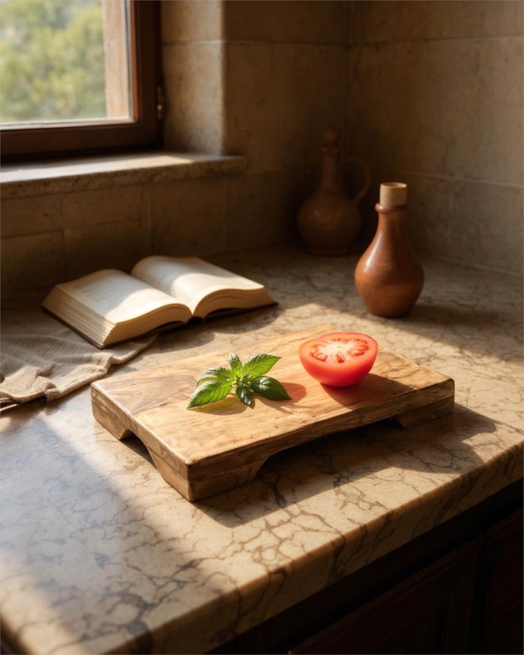 Rectangular Mango Wood Display Pedestal
