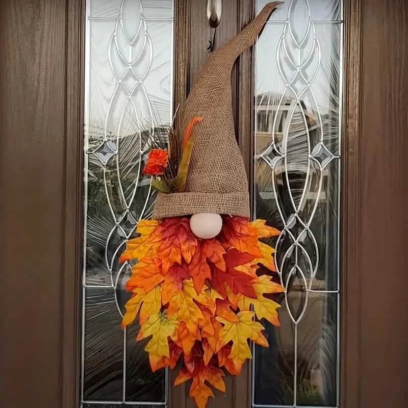 Maple Gnome Front Door Hanging Decorations