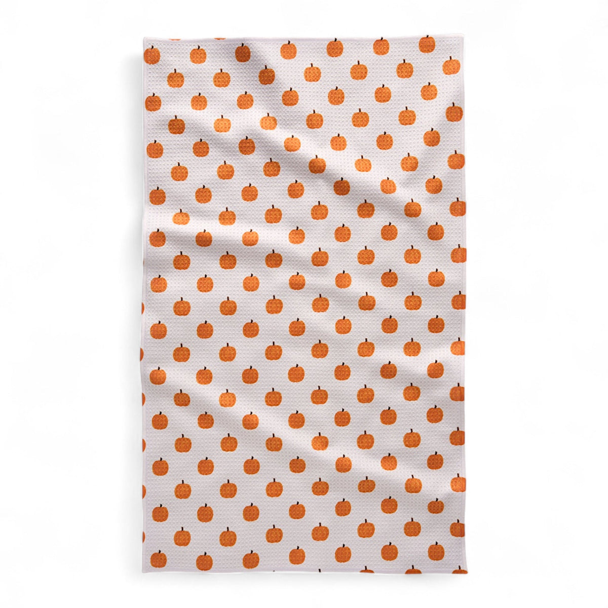 Pumpkin Patchwork Geometry Tea Towel