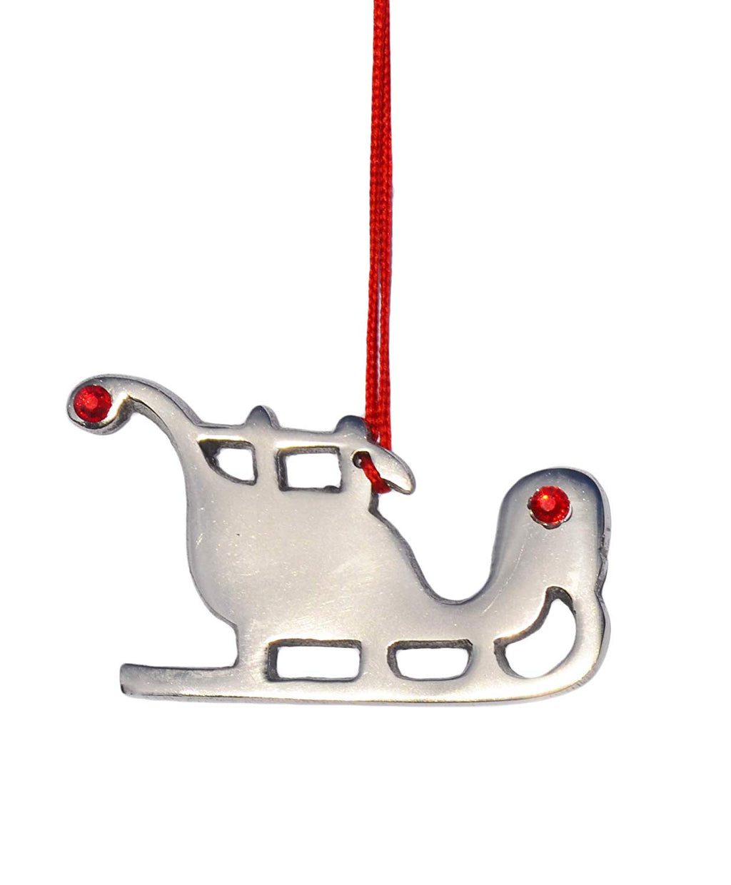 Vibhsa Sleigh Christmas Tree Ornament Decorations Set of 8